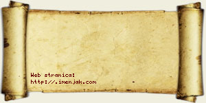 Janko Rajkov vizit kartica